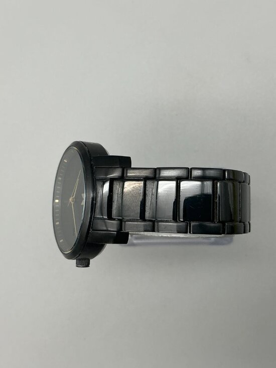 MVMT Classic Black Gold Watch Women 38mm Stainless Date New Battery 7.25\